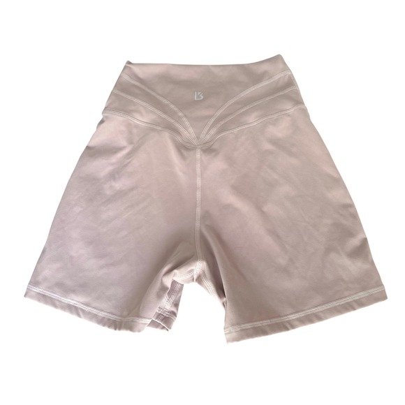 BuffBunny Collection High-Waisted Workout Shorts Activewear Fitness Gym‎ Beige - Picture 8 of 8